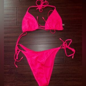 Triangl Pink Vinca Mende Bikini